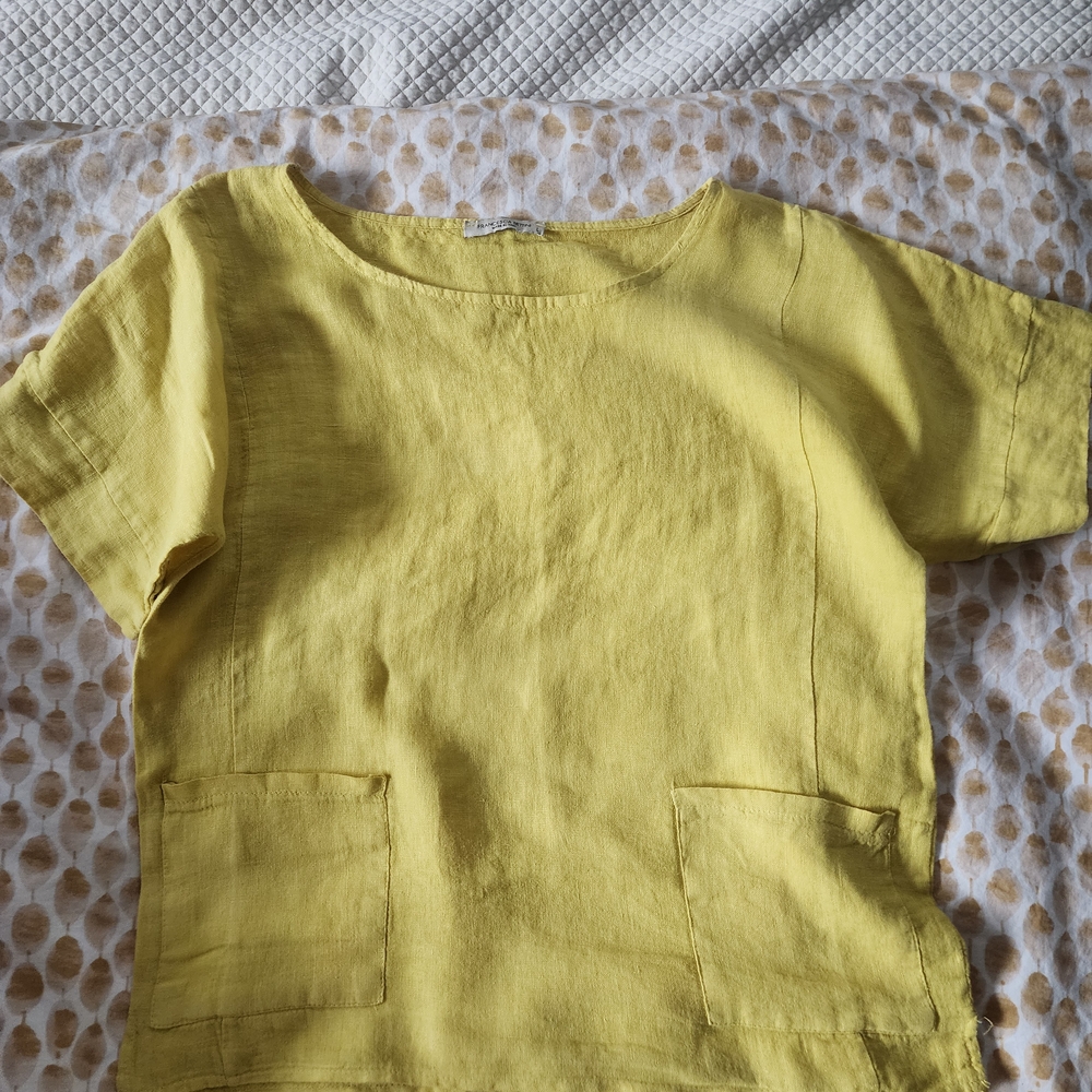Yellow Linen Shirt